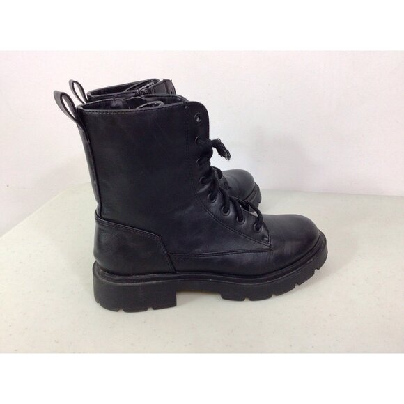 Grunge Combat Boots Lace Up Womens 7 - Picture 2 of 10